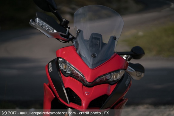 Peut importe la version, toutes les Multistrada ont le même air de famille