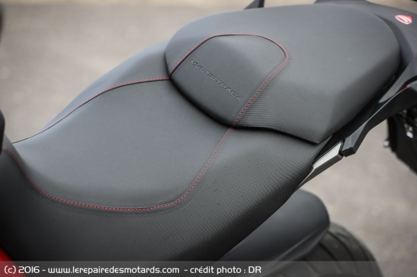 Le confort de la selle est au rendez-vous pour le pilote et le passager