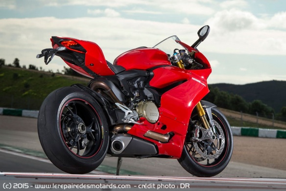 Vue arrière Ducati Panigale 1299