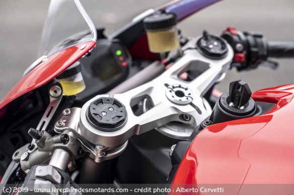 Ergonomie de la Ducati Panigale V2