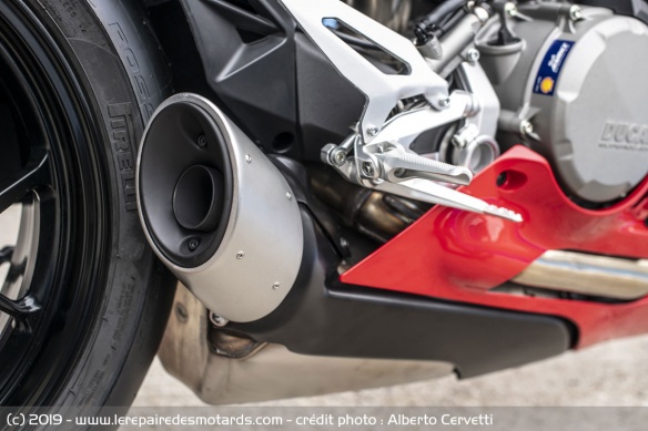 Silencieux de la Ducati Panigale V2