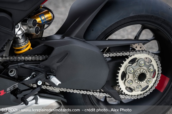Le bras oscillant de la Ducati Panigale V4 S