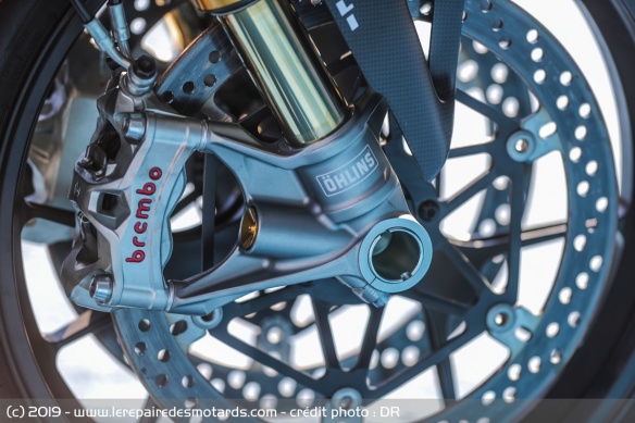 Freins avant de la Ducati Panigale V4 R