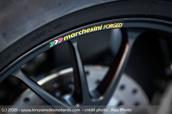 Les jantes forgées Marchesini de la Ducati Panigale V4 S