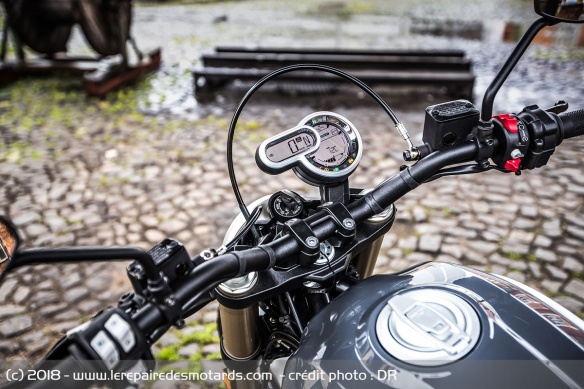 Guidon de la Ducati Scrambler 1100