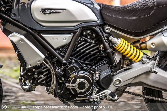 Moteur de la Ducati Scrambler 1100