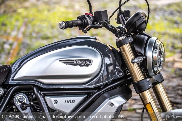 Réservoir de la Ducati Scrambler 1100