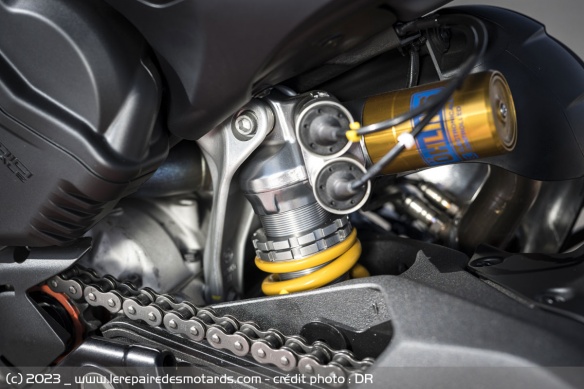 Amortisseur Öhlins TTX36 à réglage électronique Smart EC 2.0, débattement 130 mm