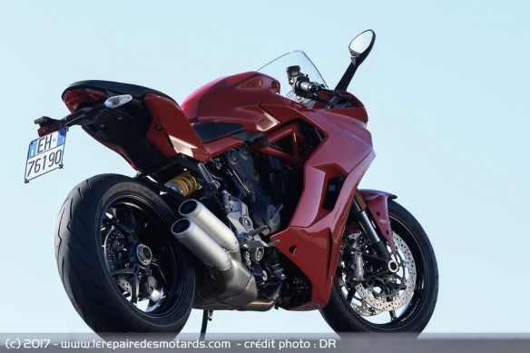La Ducati Supersport arbore un magnifique monobras