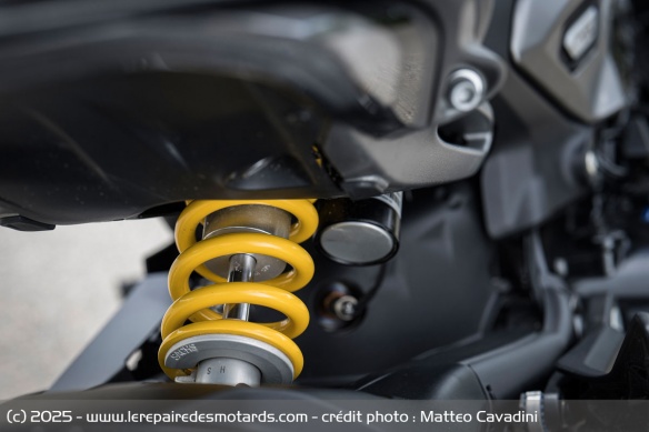 L'amortisseur arrière de la Ducati XDiavel V4