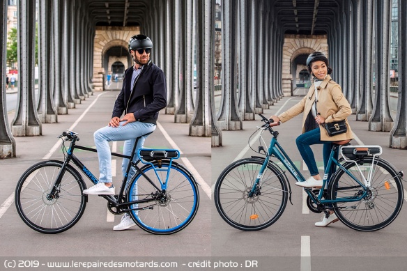 Vélo électrique en version homme et femme