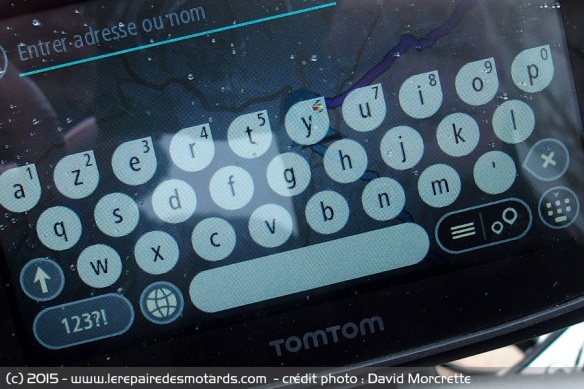 Clavier GPS TomTom Rider