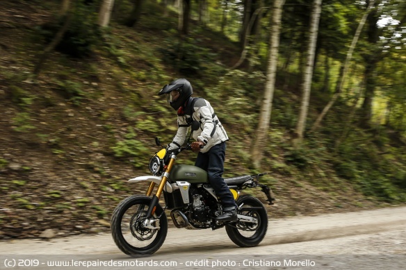 La Fantic Caballero Rally 500 sur les chemins