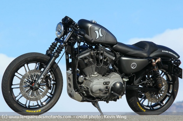 La Nightster transforme en Caf Sportster par RSD
