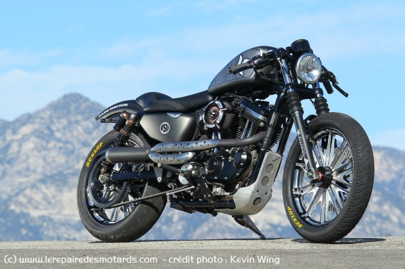 Essai de la Harley Davidson Caf Sportster par RSD