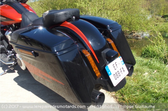 Les valises de la CVO Street Glide 114