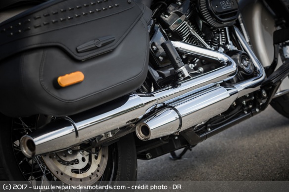 Silencieux de la Harley-Davidson Heritage Classic