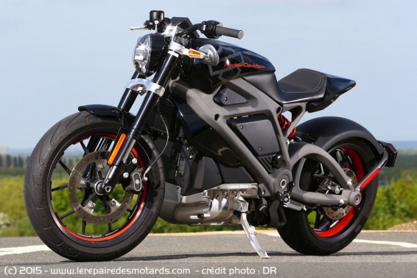 Harley-Davidson LiveWire de côté gauche