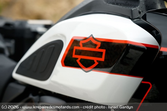 Le réservoir de la Harley-Davidson Pan America 1250 Limited