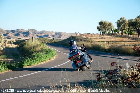 Vue arrière Harley-Davidson Road Glide Ultra