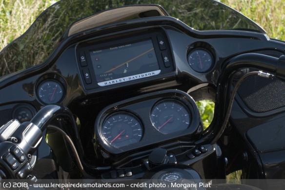 Compteur de la Harley-Davidson Road Glide CVO 117