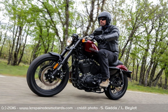 Harley-Davidson Roadster 1200 sur route
