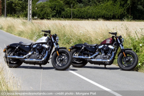 Les Harley-Davidson Forty-Eight en versions standard et A2