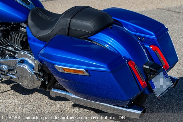 La selle biplace de la Harley-Davidson Street Glide