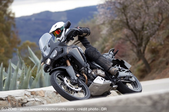 L'Africa Twin fait preuve d'une homogénéité difficile à mettre en défaut