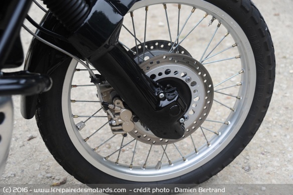 Le frein avant de la XRV 750