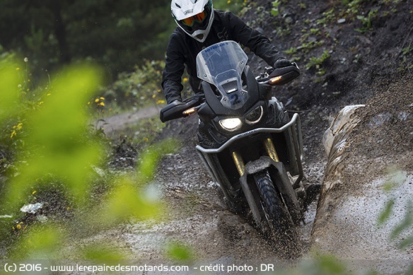 Honda Africa Twin en tout-terrain