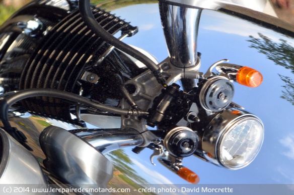Garde boue avant et reflets Honda CB 1100 EX