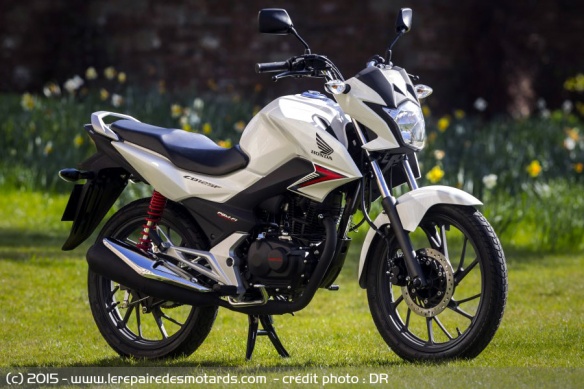 Coloris Honda CB 125 en blanc
