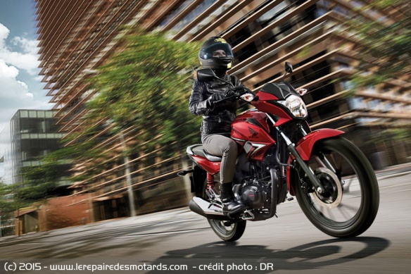 Essai Honda CB en ville