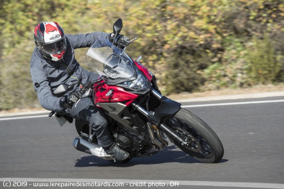 Essai sur route de la CB500X