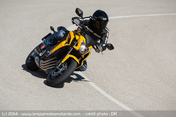 Vue du dessus Honda CB 650 F
