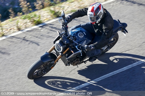 Honda CB650R du dessus