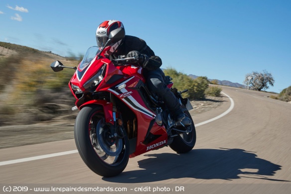 Honda CBR650R sur route
