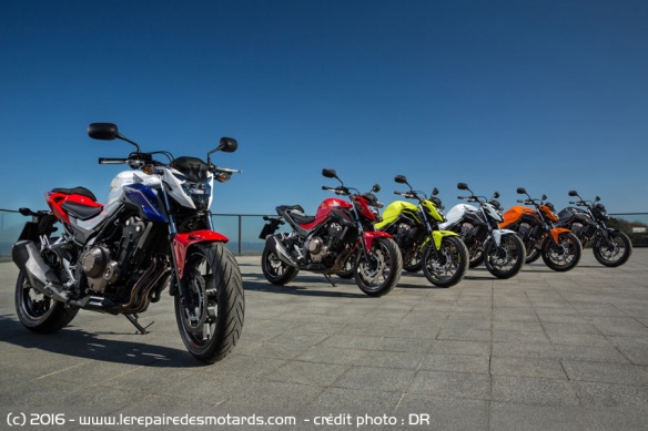 Coloris Honda CB500F