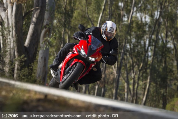 CBR500R sur départementale