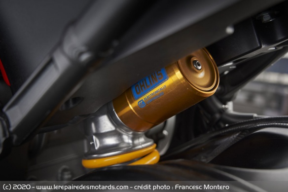 L'amortisseur Öhlins de la Honda CBR1000RR-R Fireblade
