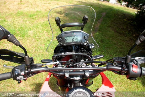 Compteur de la Honda CRF250 Rally
