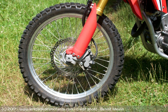 Essai Honda CRF250L : freins