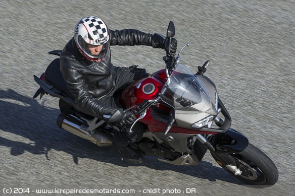 Honda Crossrunner vue du dessus