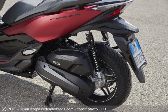 Moteur du Honda Forza 125