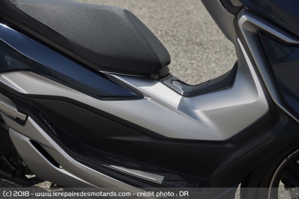 Plancher du Honda Forza 300