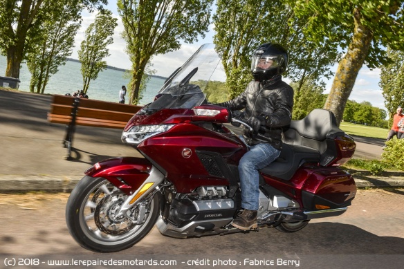 Confort maintenu sur la Honda Goldwing GL 1800