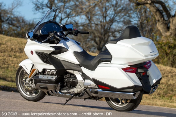 110 litres de capacité d'emport sur la nouvelle Honda Goldwing GL 1800