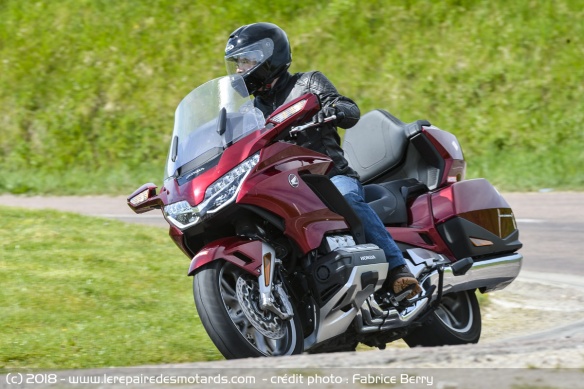 Honda Goldwing GL 1800 sur route