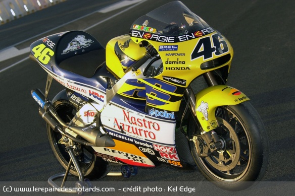 Essai de la Honda NSR500 2001 de Valentino Rossi